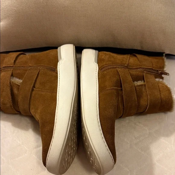 Rockport Cobb Hill Collection ELYSSE Buckle Fur Women Leather Boots - Picture 4 of 9